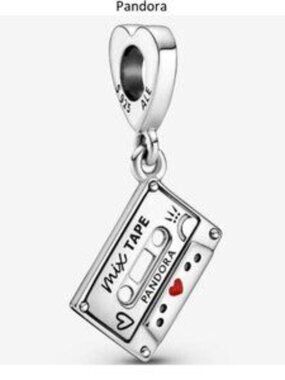Pandora Silver Mix Tape Bracelet Charm